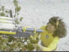 Auric Goldfinger and his laser?  Hugo Drax and his deadly virus?  No, James Bonds deadliest foe had to be Sabrina and her banana gun