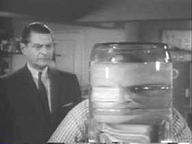 This ‘face distorted through water’ shot, also used in Attack of the 50 Foot Woman, is director Nathan Hertz’s main claim to ‘auteur’ status.