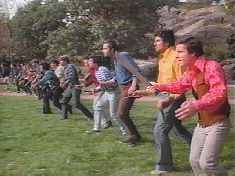 "These gang members used New, Improved All-Tempa-Cheer to get their clothes Color-Riffic (tm)!"