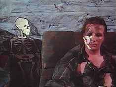 "Hey, buddy, you think you got problems? Look at me! Im a frickin skeleton, here!!"