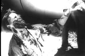 The initial make-up concept for Jolson's "Mammy" number needed a lot of work.