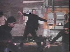 "No, you guys go ahead. I�ll just stand back here and wave my arms around."