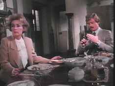 Holcrofts Mom - a confirmed Freudian - looks away as Johann caresses his gun while revealing his evil plan. I mean, really!