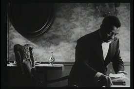 The highlight of this waiter's career was the night he personally served Ms. Calista Flockhart.