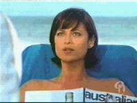 Topless or not?  Only her periodical knows for sure.