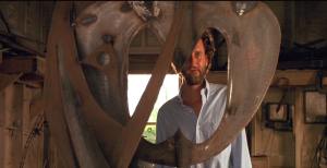 "Look, Mom, while you're here you shouldn't even be thinking about sharks hunting our family!"