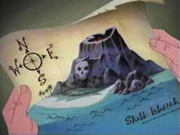 With this map I could find Skull Island from any point on the globe!