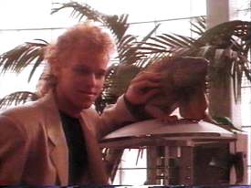 Like all great Supervillains, Gary Lee has a giant pet iguana.