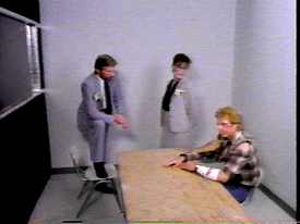 So we want you to write "I won't kill any more cops" on this blackboard one hundred times.