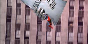 "Don't worry, folks.  I've got a good grip on this here finger."