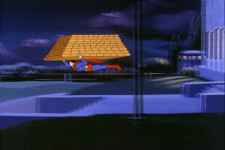 Boy, is that Superman lazy.  Just look at him goldbricking.  (Thanks, I wrote that joke myself.)