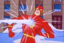 "No need to worry, I've about six billion chances to move."  [Six billion and one chances later...]  "What?!  Oh, yeah!  The Cold Ray!  Crap!!"