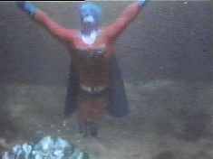 Supersonic’s one hope... that this isn’t the same fish tank they shot the credits for The Sea Serpent in!