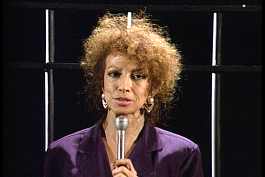 "...and that's why I, actress Rita Moreno, don't hide under trees during an electrical storm anymore."