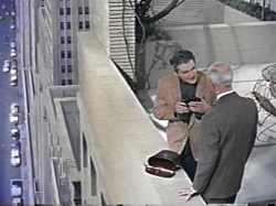 Our first view from the balcony...