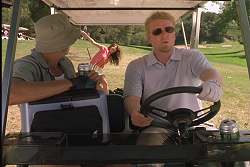 The Tomcats Promotional Game.  First Prize:  Jake Busey runs you over with a golf cart.  Second Prize:  See Tomcats.  Third Prize:  See Tomcats twice. 