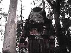 Movie Magic: Putting the camera close to the ground makes this guy look giant.