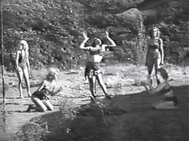 "Oh, oh, oh, oh, I'm staying alive...staying alive..."